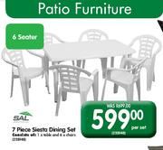 Sal 7 Piece Siesta Dining Set-Per Set