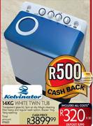 Kelvinator White Twin Tub-14kg