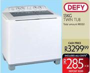 Defy Twin Tub-13kg