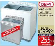 Defy Metallic Twin Tub-10kg Each