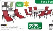 Terrace Leisure Manor 10 Piece Textilence Patio Set-Per Set