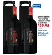 Saronsberg Provenance Rooi Or Shiraz In Gift Box-1x1.5ltr