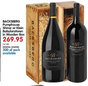 Backsberg Pumphouse Shiraz Or Klein Babylonstoren In Wooden Box-1x1.5ltr
