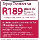 Blackberry Curve 9320-Topup Contract 50