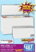 Fridge Star 310ltr White Chest Freezer