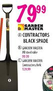 Garden Master Contractors Black Spade 
