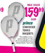 Prince Star/Deuce Tennis Racquets