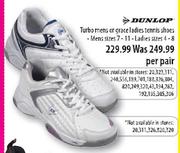 Dunlop Turbo Mens Or Grace Ladies Tennis Shoes