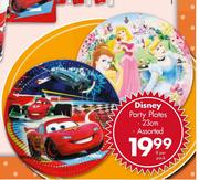 Disney Party Plates Assorted-(23cm),8's Per Pack   