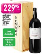 Anthonu Rupert Optime In Wooden Gift Box - 1 x 1.5 Ltr