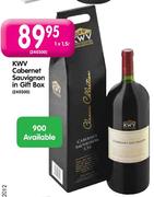 KWV Cabernet Sauvignon In Gift Box - 1 x 1.5 Ltr