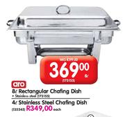 Aro Rectangular Chafing Dish-8l