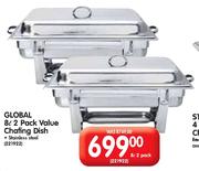 Global Chafing Dish 8 Ltr-Per 2 Pack