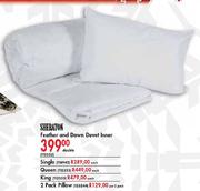 Sheraton Feather And Down Queen Duvet Inner-Each