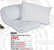 Sheraton Feather And Down Double Duvet Inner-Each