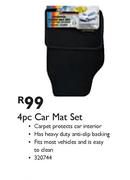 4pc Car Mat Set
