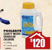 Poolbrite Clarity Micro Granular Chlorine-2.25kg 