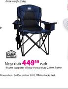 Camp Master Mega Chair -Each