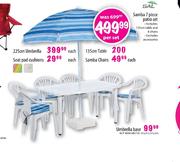 SAL Samba 7 Piece Patio Set-Per Set