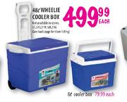 Wheelie Cooler Box-8ltr Each