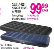 Out & About Double Vinyl Airbed Each