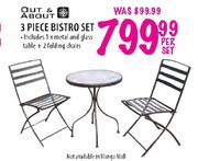 Out & About 3 Piece Bistro Set-Per Set