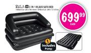Out & About 5-In-1 Black Sofa Bed Each