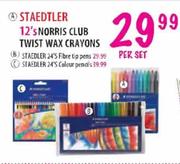Staedtler Norris Club Twist Wax Crayons-12's per set