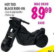 Hot Tod Black Ride-On-Each
