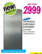 Samsung Metallic Silver Single Door Fridge-197Ltr(RA21PTIH1)