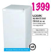 Logik White Bar Fridge-90Ltr(BC-90)