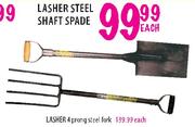 Lasher Steel Shaft Spade-Each