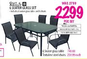 Out & About 6 Seater Glass Set-Per Set