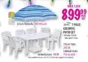 SAL 7 Piece Colonial Patio Set-Per Set 