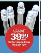 Vanaf Batteryaangedrewe White LED Light-60's Per Pack