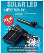 Santa's Choice Solar LED Lights-Per Pack