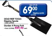 Gold Reef Tools Digging Spade-Black