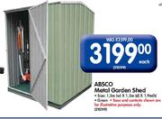 Absco Metal Garden Shed Each