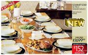 Gourmet Gold 50 Piece Dinner Service