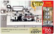 Gourmet Gold 18 Piece Cookware Set