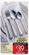 Gourmet Gold 32 Piece Cutlery Set