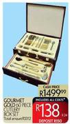Gourmet Gold 60 Piece Cutlery Box Set