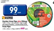Garden Master Garden Hose Pipe Plus Fittings Each