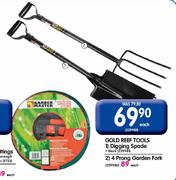 Gold Reef Tools Digging Spade Black Each