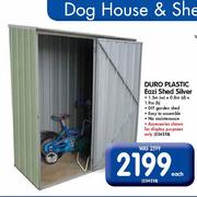 Duro Plastic Eazi Shed Silver Each