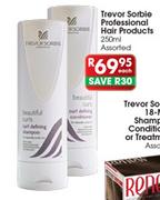 Trevor Sorbie Professional Hair Products-250ml Each