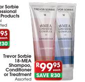 Trevor Sorbie 18-MEA Shampoo, Conditioner or Treatment Each