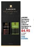 Laborie Sauvignon Blanc And Merlot/Cabernet Sauvignon In Gift Pack-2x750ml