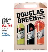 Douglas Green Gift Pack-3x750ml