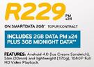 Huawei Media Pad7 Lite Tablet-On Smart Data 2GB TopUp Contract